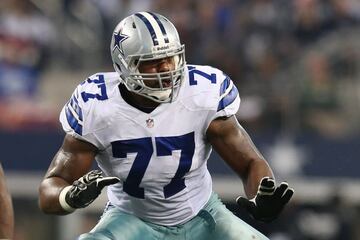 La OL de los Cowboys en un muro casi infranqueable y buena culpa de ello la tiene Tyron Smith que un año más vuelve a estar entre los mejores.