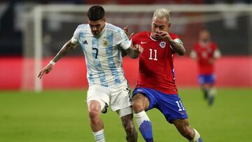 De Paul, con la selecci&oacute;n argentina. 