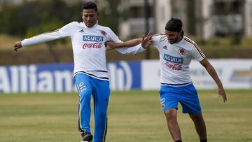 Alexander Mej&iacute;a entrena junto a Sebasti&aacute;n P&eacute;rez.