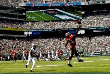 Darrelle Revis (24) en el partido Tampa Bay Buccaneers - New York Jets.