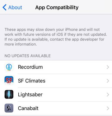 La nueva función que muestra si la compatibilidad de las apps con las nuevas versiones de iOS