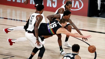 Nikola Jokic, durante el partido de la NBA que ha enfrentado a Denver Nuggets y a Los Angeles Clippers