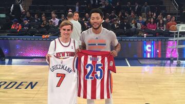 Griezmann cumple su sueño NBA y el Madison le ovaciona