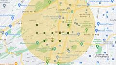 Mapa con los epicentros de los sismos que se han registrado en CDMX durante 2023