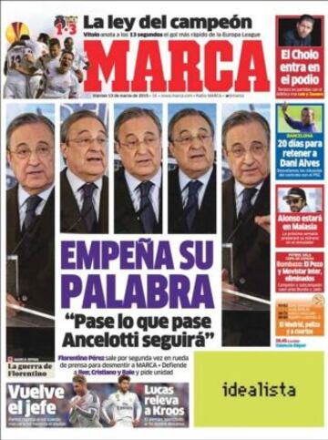 Portadas de la prensa deportiva