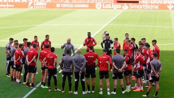 Entrenamiento del Granada.