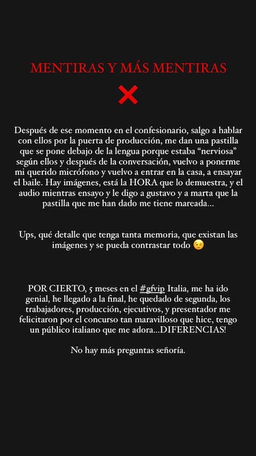 ¡®GH VIP¡¯ saca la ¡°¨²nica verdad¡± del abandono de Oriana Marzoli y ella responde: ¡°Estamos mintiendo¡±