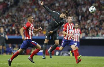 Morata marcó de cabeza para el Chelsea en el Wanda Metropolitano.