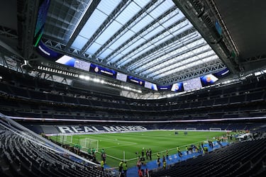 El nuevo videmarcador del estadio Santiago Bernabéu se estrena el día del Clásico. Así de impresionante se ve.
