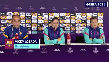 Vicky Losada: "Queremos salir al campo a demostrar que queremos esta Champions"