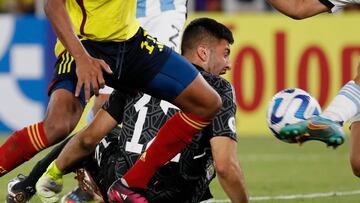 Colombia y Agrentina empatan sin goles.