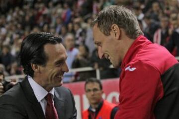 Unai Emery e Ivan Vukomanovic.