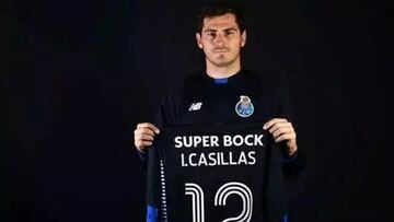 Primera foto oficial de Iker Casillas en el Oporto