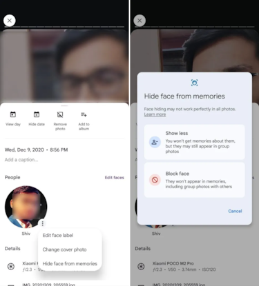 The Google Photos feature that lets you “forget” people you no longer get along with