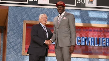 Anthony Bennett, en la ceremonia del draft.