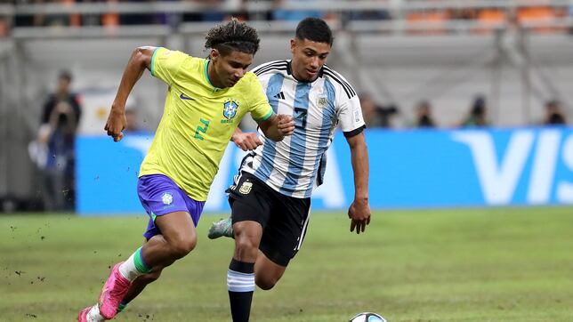 Formación posible de Brasil ante Argentina en el Sudamericano Sub 20 de 2025