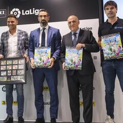 Tebas, en la presentación de Panini: "No echo en falta ningún cromo"