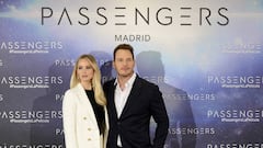 MADRID, SPAIN - NOVEMBER 30:  (L-R) Actors Jennifer Lawrence and Chris Pratt attend a photocall for &#039;Passengers&#039; at  the Villamagna hotel on November 30, 2016 in Madrid, Spain..  (Photo by Fotonoticias/FilmMagic)