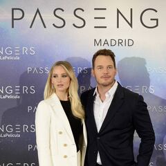 Jennifer Lawrence y Chris Pratt presentan Passengers en Madrid