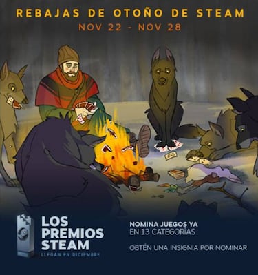 Encuentra juegos de PC rebajados en las ofertas de otoño de Steam