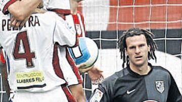 Los jugadors del Mallorca celebran el gol del empate.