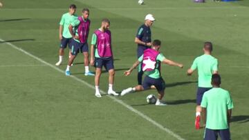 James Rodríguez entrena para Champions pero se queda por fuera de convocatoria