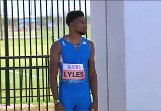 Lyles puso el suspense con un 18,90 que pudo ser histórico