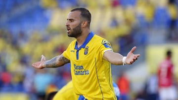 Jes&eacute; Rodr&iacute;guez con la UD Las Palmas.