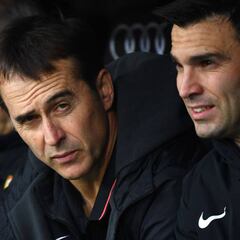 El Bernabéu ovaciona a Lopetegui y Reguilón