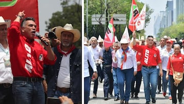 Alito Moreno marchó con simpatizantes en Reforma, CDMX: dio un discurso y llamó a políticos de oposición para pensar en México.