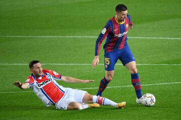 Lenglet y Lucas P¨¦rez.