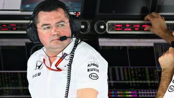 Eric Boullier, director de carrera de McLaren.