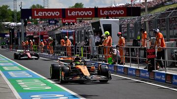 Lando Norris (McLaren MCL39). Hungaroring, Hungría. F1 2025.