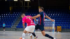 Claudino y Pito en el Palau. Primer partido de playoffs por el título.