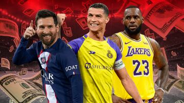 Cristiano, Messi y LeBron entre los atletas mejores pagados según Forbes