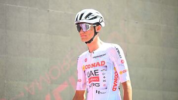 Isaac del Toro al finalizar esta cuarta etapa.