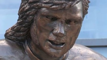 George Best, &uacute;ltima v&iacute;ctima de una estatua a lo &#039;Ecce homo&#039; de Borja.