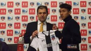 Christofer Gonzales presentado oficialmente por Colo Colo