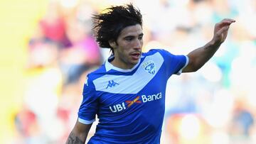Tonali, en un partido con el Brescia.