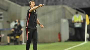 Lopetegui, en el duelo.