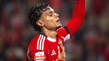 Richard Ríos, volante colombiano de Benfica