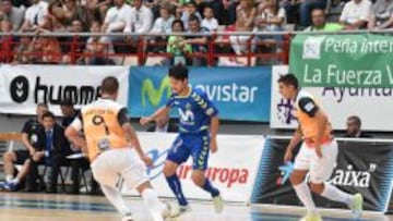 Una imagen del Movistar-Peñícola, debut oficial del Movistar Inter en Torrejón.