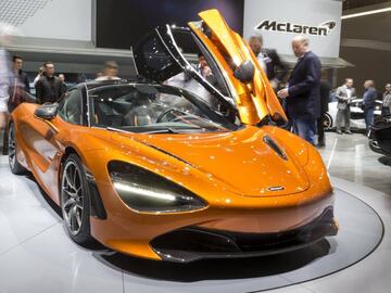 GE245 GINEBRA (SUIZA) 08/03/2017.- Presentaci&oacute;n del Mclaren 720s durante el d&iacute;a abierto a la prensa del Sal&oacute;n Internacional del Autom&oacute;vil de Ginebra (Suiza) hoy, 8 de marzo de 2017. EFE/Cyril Zingaro