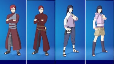 Fortnite x Naruto: Gaara, Itachi, Hinata y Orochimaru ya en la tienda