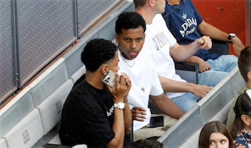 El jugador del Real Madrid, Rodrygo.