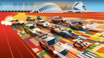 Cartel de los FIA Motorsport Games en Valencia.