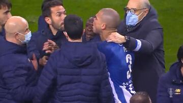 Pepe en efervescencia: acaban sac¨¢ndole la roja tras montar una tangana con cuatro expulsiones