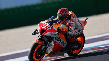 39 vueltas para empezar de Márquez en su regreso 100 días después