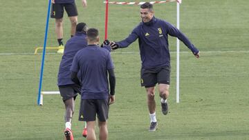 ENTRENAMIENTO DE LA JUVENTUS CON CRISTIANO RONALDO