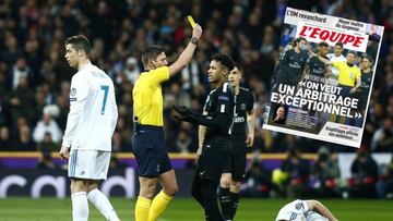 Neymar se queja de una actuación arbitral ante el Madrid
